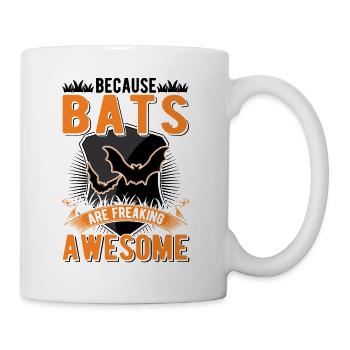 Because Bats are freaking awesome bat - Mug - white - Right