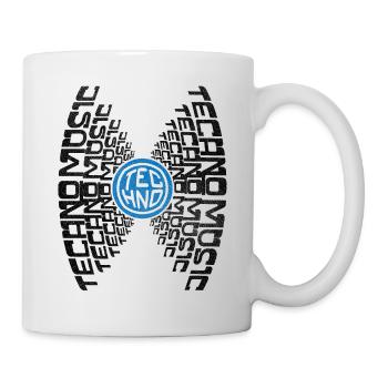 | de chemise Techno Graphique Text Graphic DONNEZ-MOI DE LA MUSIQUE TECHNO - Mug blanc - blanc - Droite