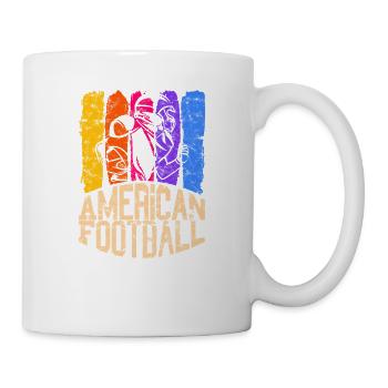Football américain Couleur Widereceiver - Mug blanc - blanc - Droite