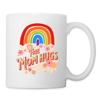 Kostenlose Mama-Umarmungen - Tasse - Weiß - Rechts