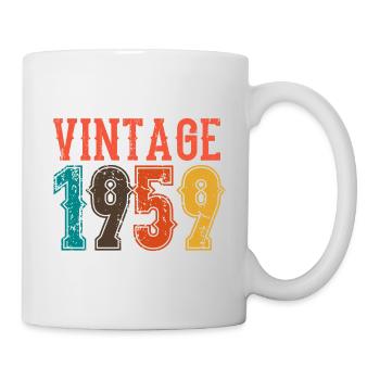Anniversaire Papa Vintage 1959 - Mug blanc - blanc - Droite