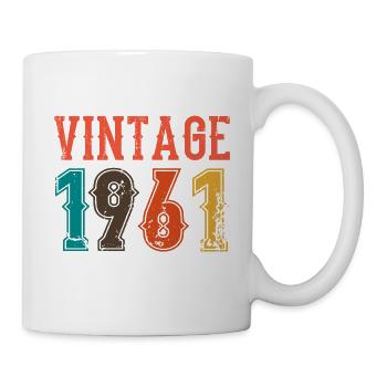 Birthday Papa Vintage 1961 - Mug - white - Right