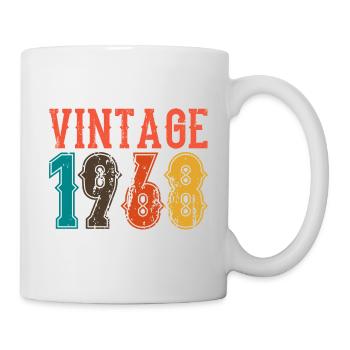 Anniversaire Papa Vintage 1968 - Mug blanc - blanc - Droite