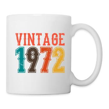 Birthday Papa Vintage 1972 - Mug - white - Right