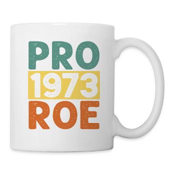 Pro 1973 Roe - Tasse - Weiß - Rechts