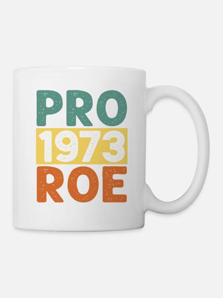 Pro 1973 Roe - Tasse - Weiß