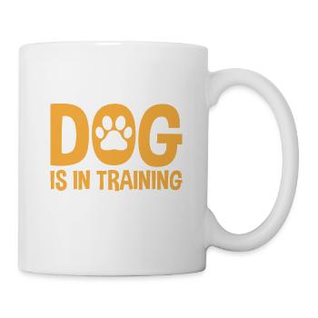My service dog is in training - Mug - white - Right