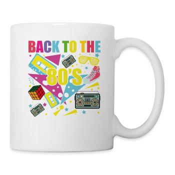 Retour Aux Années 80 - Mug blanc - blanc - Droite