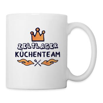 Zeltlager Küchenteam Zeltlagerküche - Tasse - Weiß - Rechts