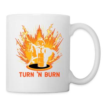 Turn and Burn - Mug - white - Right