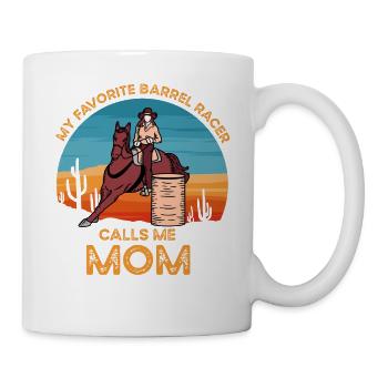 Barrel Racer Mom - Mug - white - Right