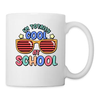 Kids Back to School Totally Cool at School for - Tasse - Weiß - Rechts