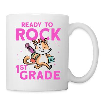Ready To Rock 1st Grade - Mug - white - Right