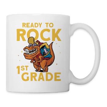 Ready To Rock 1st Grade - Mug - white - Right