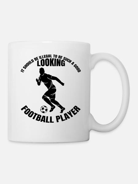 Fußball Fußballteam Fußballtrainer Fußballspieler - Tasse - Weiß