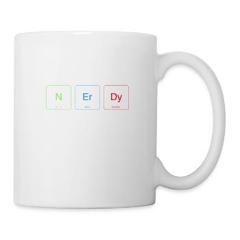 Nerdy Periodic Table - Mug - white - Right