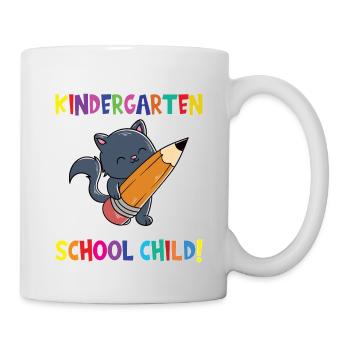 Au revoir la maternelle Je suis un écolier maintenant! - Mug blanc - blanc - Droite