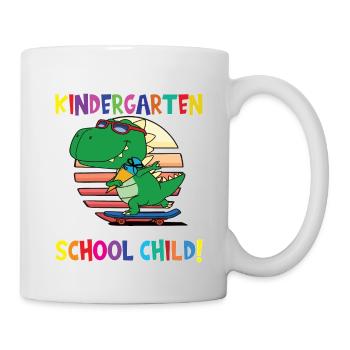 Au revoir la maternelle Je suis un écolier maintenant! - Mug blanc - blanc - Droite