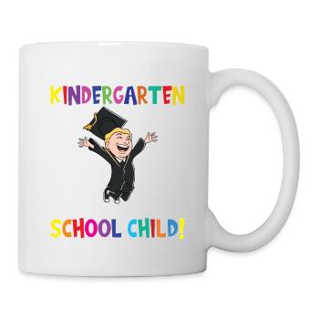 Au revoir la maternelle, je suis un écolier maintenant ! - Mug blanc - blanc - Droite