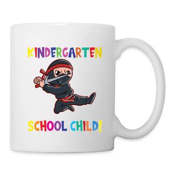 Au revoir la maternelle Je suis un écolier maintenant! - Mug blanc - blanc - Droite
