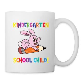 Au revoir la maternelle Je suis un écolier maintenant! - Mug blanc - blanc - Droite