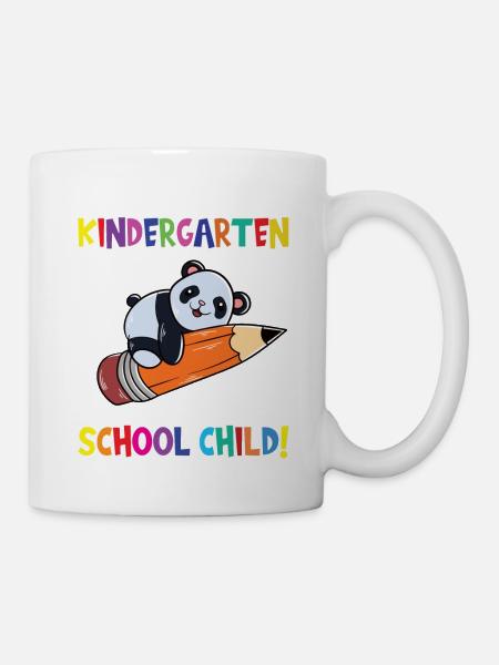 Goodbye Kindergarten I Am A Schoolchild Now! - Tasse - Weiß