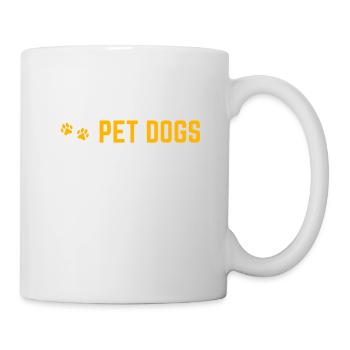 Eat Pet Dogs Lift Repeat Funny Weightlifting Dog L - Mug - white - Right