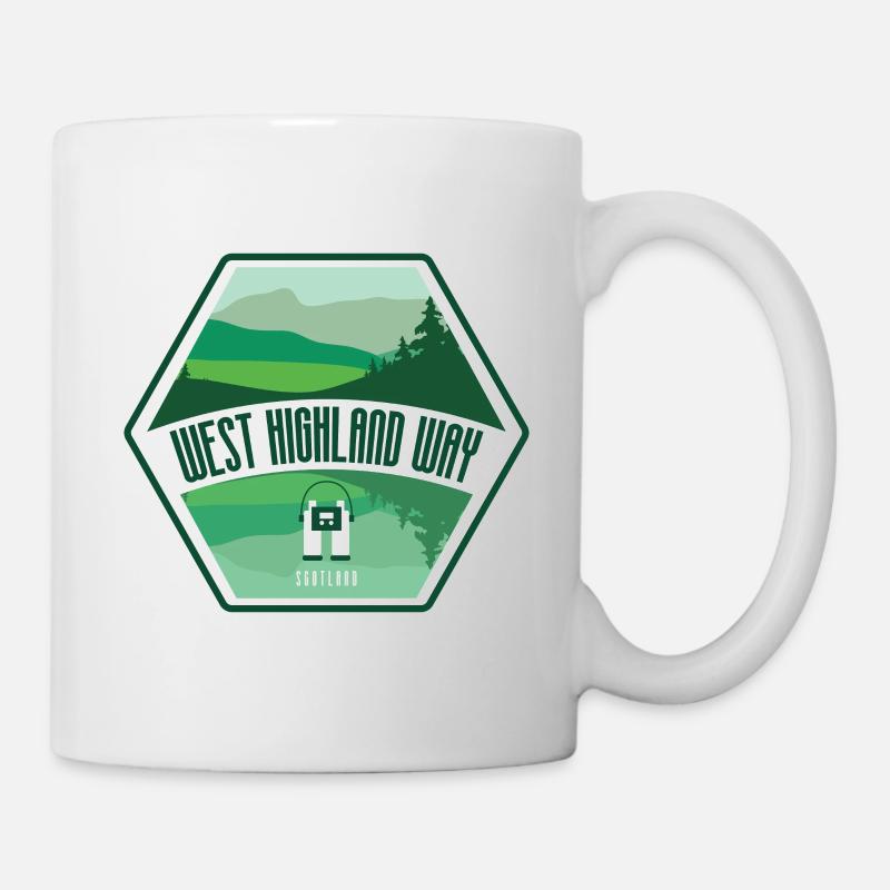 West Highland Way - Écosse - Mug blanc - blanc