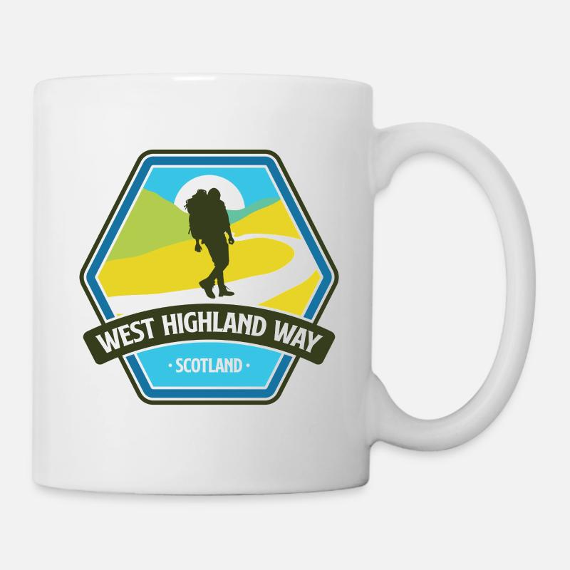 West Highland Way - Schottland - Tasse - Weiß
