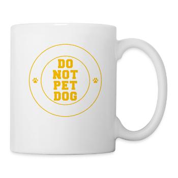 Dog In Training Do Not Pet Dog Training Dog Traine - Mug - white - Right