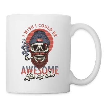 J’aimerais pouvoir être génial comme mon Fils - Mug blanc - blanc - Droite