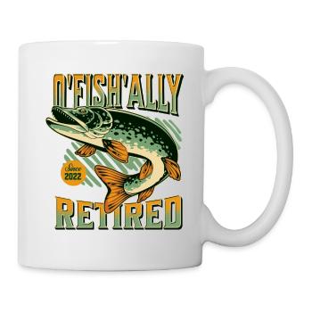 O Fish Ally à la retraite - Mug blanc - blanc - Droite