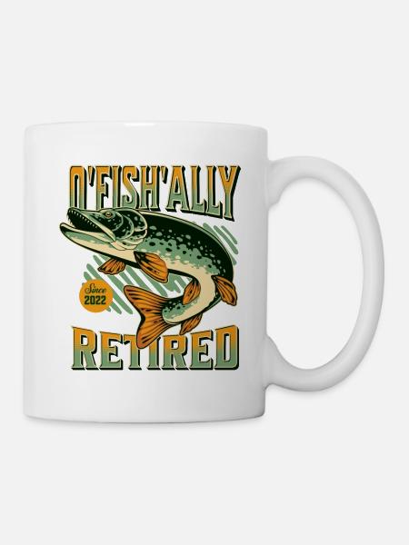 O Fish Ally à la retraite - Mug blanc - blanc