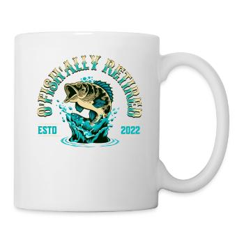 O Fish Ally à la retraite - Mug blanc - blanc - Droite