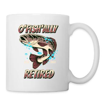O Fish Ally à la retraite - Mug blanc - blanc - Droite