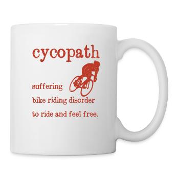 Definition Lustiger Radfahrer Fahrrad Lustiger - Tasse - Weiß - Rechts
