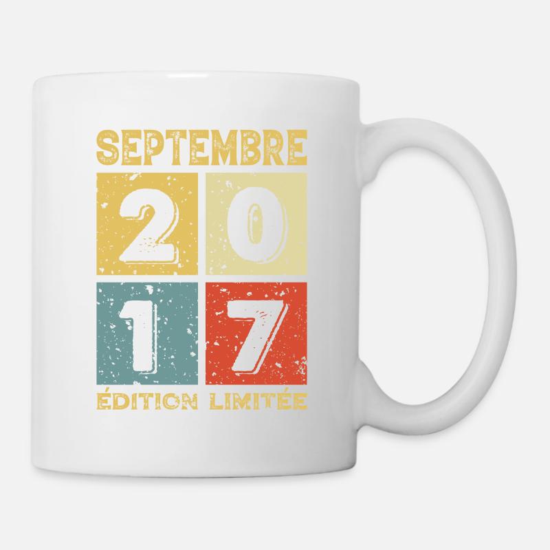 Septembre 2017 Original Idée Cadeau Anniversaire - Mug blanc - blanc