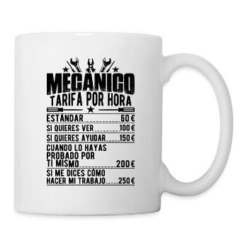 The Hourly Rate of a Mechanic - Mug - white - Right