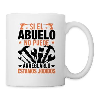Si grand-père ne peut pas le réparer, on est foutu - Mug blanc - blanc - Droite