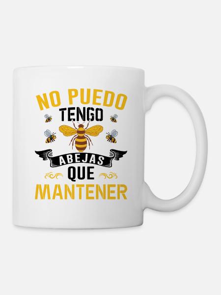 Abeille Apiculteur Drôle Abeille Cadeau Apiculture - Mug blanc - blanc