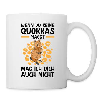 Quokkas nicht mögen Kurzschwanzkänguru - Tasse - Weiß - Rechts