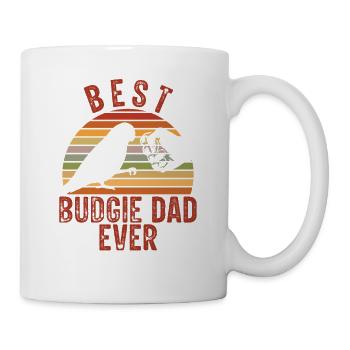 Bester Wellensittich-vater Aller Zeiten - Tasse - Weiß - Rechts