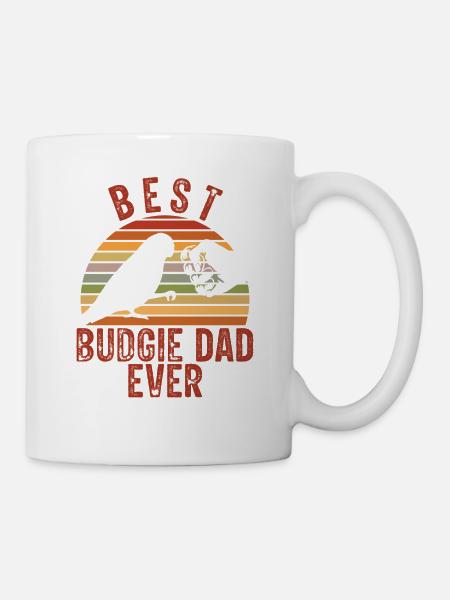 Bester Wellensittich-vater Aller Zeiten - Tasse - Weiß