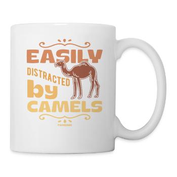 Easily Distracted By Camels - Mug - white - Right