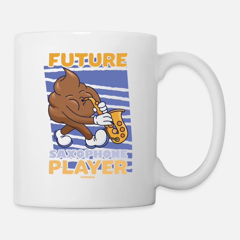 Future Saxophone Player - Mug - white