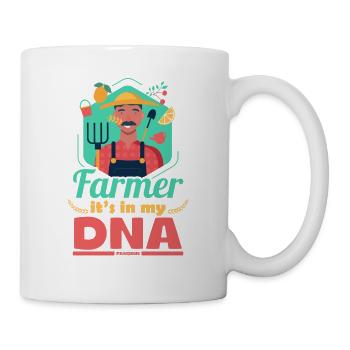 Agriculteur C’est dans mon ADN - Mug blanc - blanc - Droite