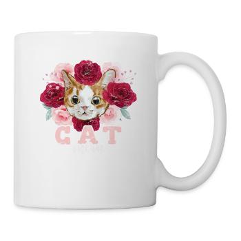 Cat Mom Cat Owner Love Cats Cute Cat Kitten - Tasse - Weiß - Rechts