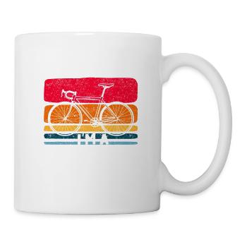 Lustiges Fahrrad Fahrradliebhaber Radfahrer - Tasse - Weiß - Rechts