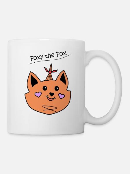 Foxy the Fox - Tasse - Weiß