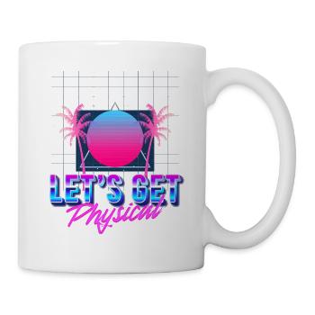 Lass uns Physical Vaporwave Aesthetic bekommen - Tasse - Weiß - Rechts